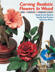 Carving Realistic Flowers in Wood: Morning Glory, Hibiscus, Rose